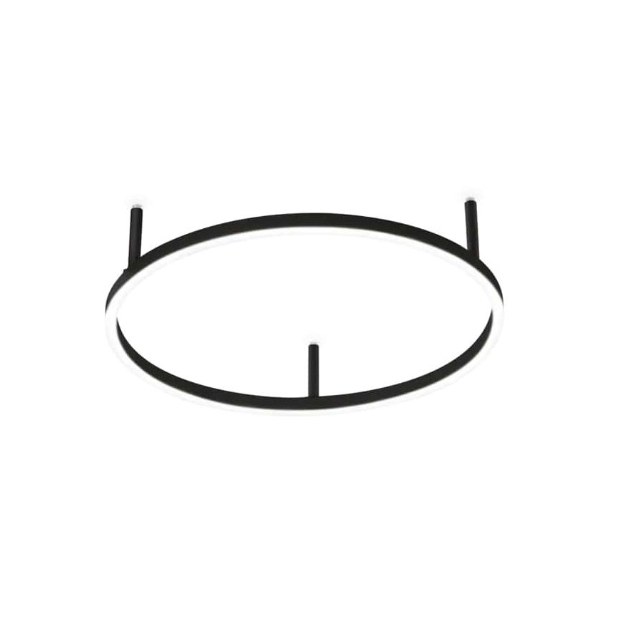 Ideal Lux - Φωτιστικό οροφής LED ORACLE SLIM LED/29W/230V 3000K CRI 90 Ø 50 cm μαύρο