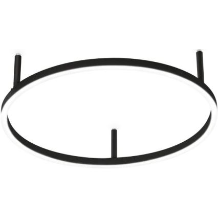 Ideal Lux - Φωτιστικό οροφής LED ORACLE SLIM LED/29W/230V 4000K CRI 90 Ø 50 cm μαύρο