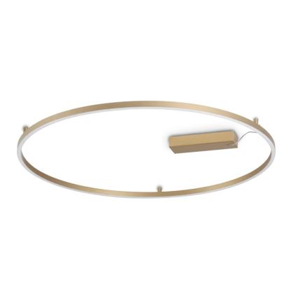 Ideal Lux - Φωτιστικό οροφής LED ORACLE SLIM LED/53W/230V 3000K CRI 90, διάμ. 90 cm, χρυσό