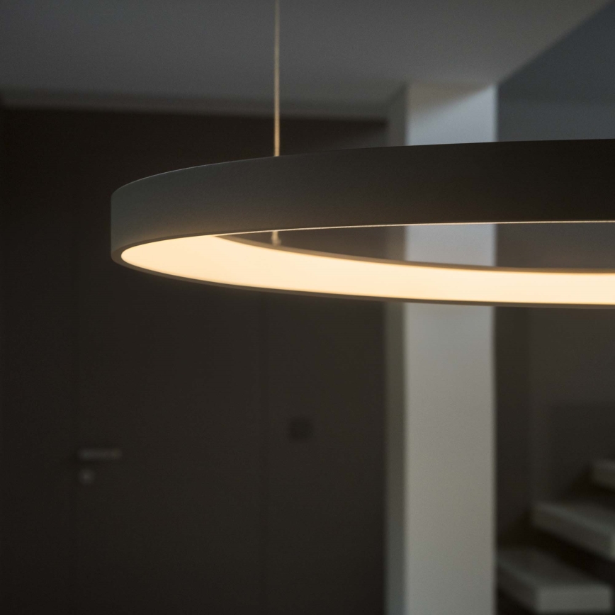 Ideal Lux - LED κρεμαστό φωτιστικό σε καλώδιο GEMINI LED/47W/230V 2700K διάμ. 61 cm CRI 90 μαύρο