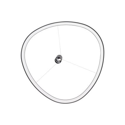 Ideal Lux - LED κρεμαστό φωτιστικό σε καλώδιο GEMINI LED/47W/230V 2700K διάμ. 61 cm CRI 90 μαύρο
