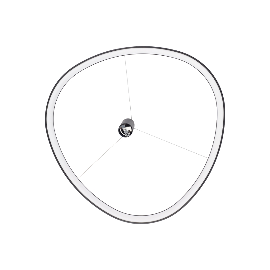 Ideal Lux - LED κρεμαστό φωτιστικό σε καλώδιο GEMINI LED/78W/230V 2700K διάμ. 105 cm CRI 90 μαύρο