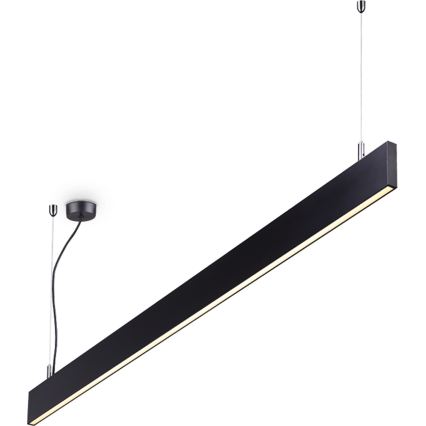 Ideal Lux - LED κρεμαστό φωτιστικό σε καλώδιο LINUS LED/32W/230V 3000K CRI 90 120 cm μαύρο