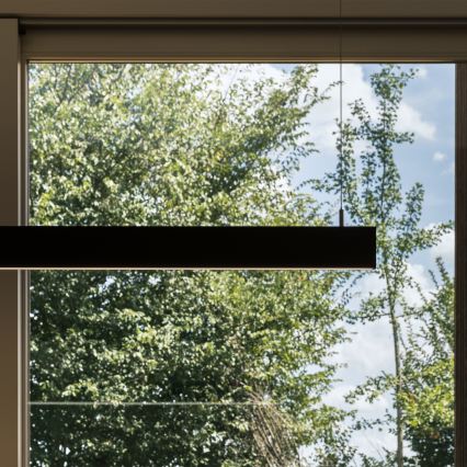 Ideal Lux - LED κρεμαστό φωτιστικό σε καλώδιο LINUS LED/32W/230V 4000K CRI 90 120 cm μαύρο