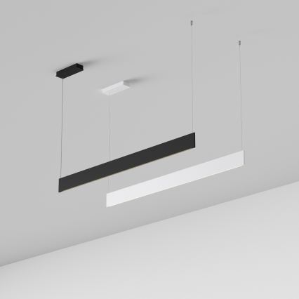 Ideal Lux - LED κρεμαστό φωτιστικό σε καλώδιο STEEL LED/24W/230V 3000K CRI 90 120 cm λευκό