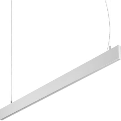 Ideal Lux - LED κρεμαστό φωτιστικό με ανάρτηση καλωδίου STEEL LED/29W/230V 4000K CRI 90 120 cm λευκό