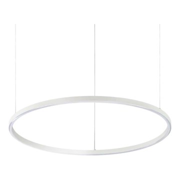 Ideal Lux - LED κρεμαστό φωτιστικό με καλώδιο ORACLE SLIM LED/37W/230V/2700K CRI 90 Ø 70 cm λευκό