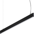 Ideal Lux - LED κρεμαστό φωτιστικό με καλώδιο STEEL LED/29W/230V 4000K CRI 90 120 cm μαύρο