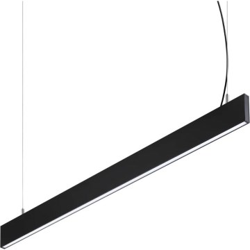 Ideal Lux - LED κρεμαστό φωτιστικό με καλώδιο STEEL LED/29W/230V 4000K CRI 90 120 cm μαύρο