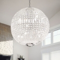 Ideal Lux - LED Κρυστάλλινο κρεμαστό φωτιστικό οροφής  LUXOR 12xG9/3W/230V διάμετρος 60 cm διαφανές