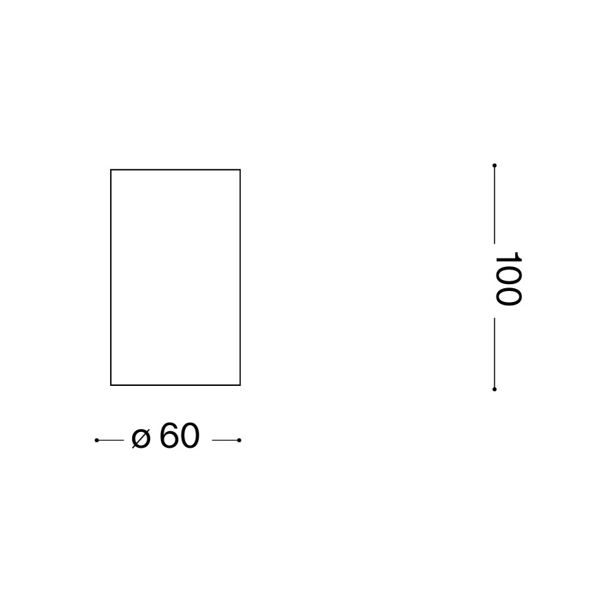 Ideal Lux - LED σποτ LOOK 1xGU10/7W/230V CRI 90 διάμ. 6 cm, φινίρισμα ορείχαλκου