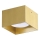 Ideal Lux - LED σποτ SPIKE 1xGX53/9W/230V 10x10 cm χρυσό