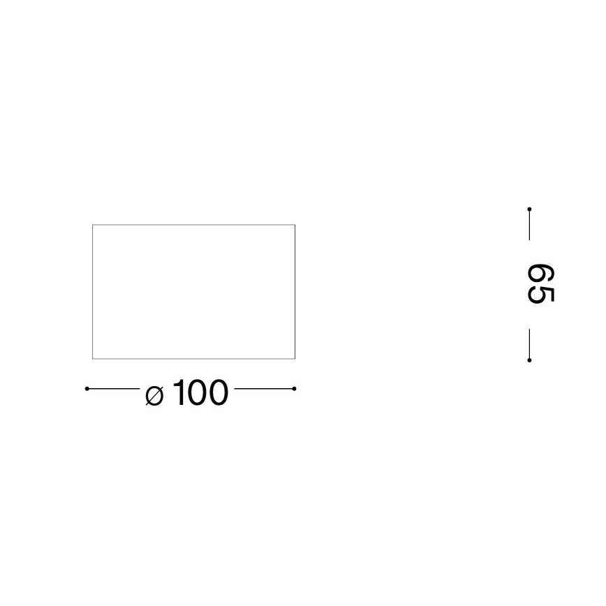 Ideal Lux - LED σποτ SPIKE 1xGX53/9W/230V, Ø 10 cm, γυαλιστερό χρώμιο