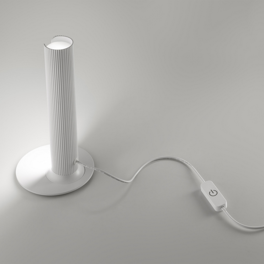 Ideal Lux - LED ρυθμιζόμενη επιτραπέζια λάμπα DORICA LED/8W/230V CRI 90 λευκό