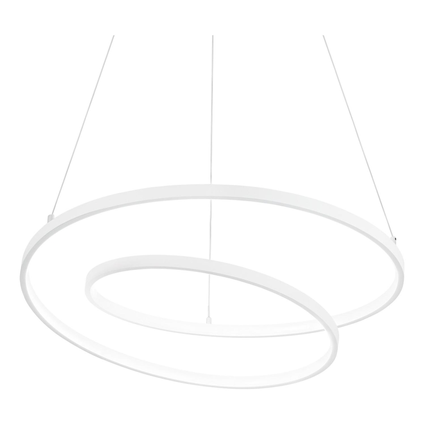 Ideal Lux - LED ρυθμιζόμενο κρεμαστό φωτιστικό με καλώδιο OZ LED/48W/230V διάμ. 60 cm CRI 90 λευκό
