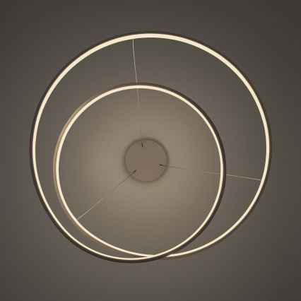 Ideal Lux - LED ρυθμιζόμενο κρεμαστό φωτιστικό με καλώδιο OZ LED/48W/230V διάμ. 60 cm CRI 90 λευκό