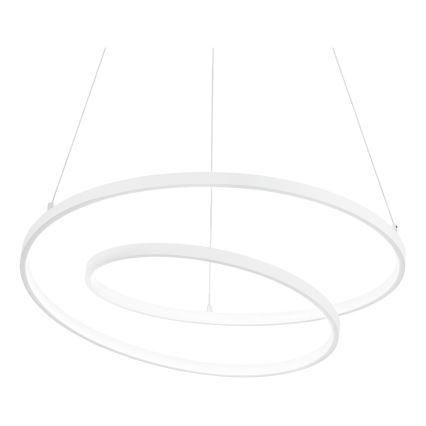 Ideal Lux - LED ρυθμιζόμενο κρεμαστό φωτιστικό με καλώδιο OZ LED/55W/230V διάμ. 80 cm CRI 90 λευκό