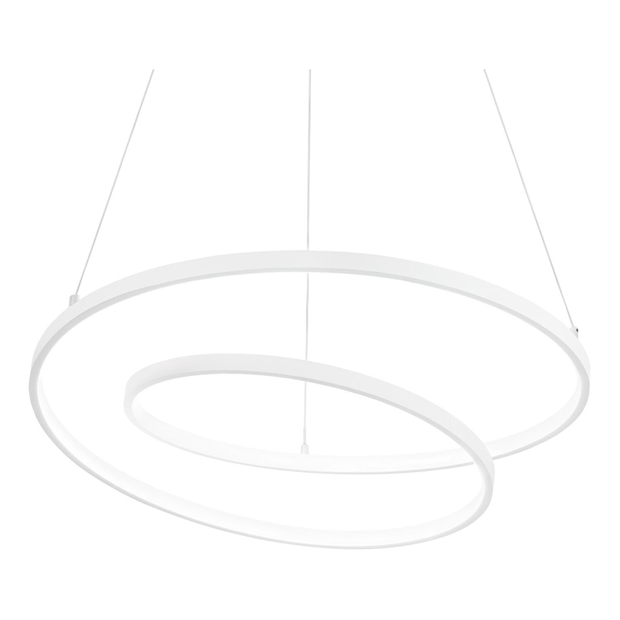 Ideal Lux - LED ρυθμιζόμενο κρεμαστό φωτιστικό με καλώδιο OZ LED/55W/230V διάμ. 80 cm CRI 90 λευκό