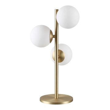 Ideal Lux - LED επιτραπέζιο φωτιστικό PERLAGE 3xG9/3W/230V χρυσό/λευκό