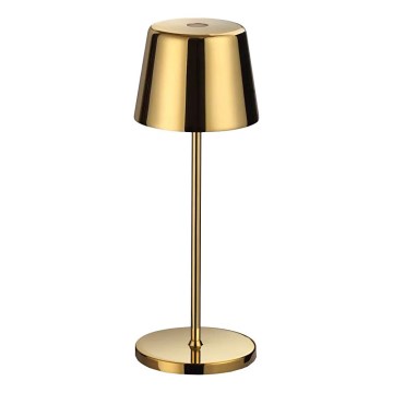 Ideal Lux - LED επιτραπέζιο εξωτερικό φωτιστικό αφής CUTE LED/2,5W/3,7V 3000 mAh USB 2200-2700K IP65 χρυσό