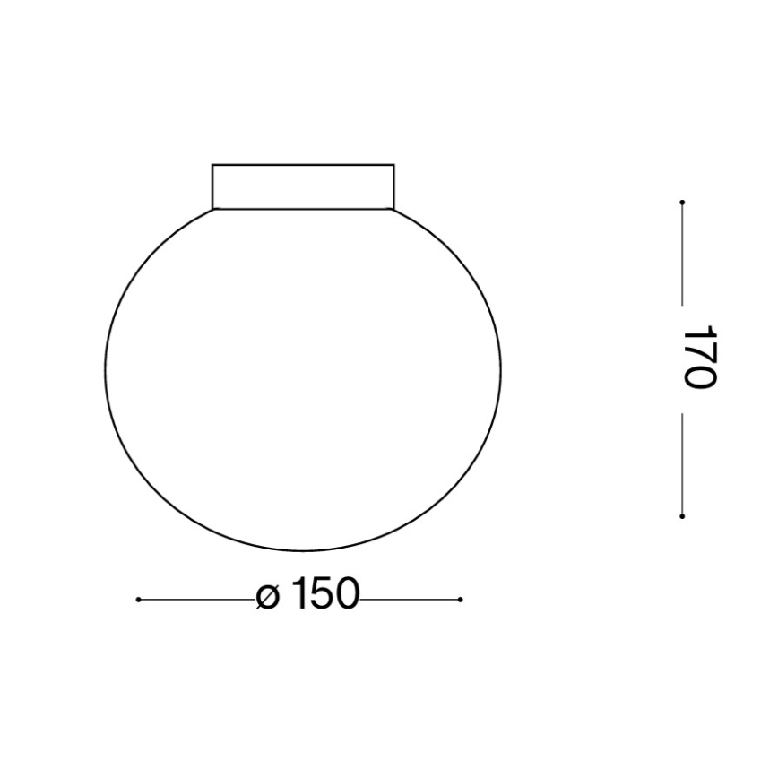 Ideal Lux - LED επιτοίχιο φωτιστικό MAPA 1xG9/3W/230V Ø 15 cm λευκό