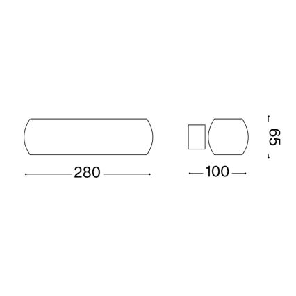 Ideal Lux - LED Επιτοίχιο φωτιστικό MORIS 2xG9/3W/230V λευκό