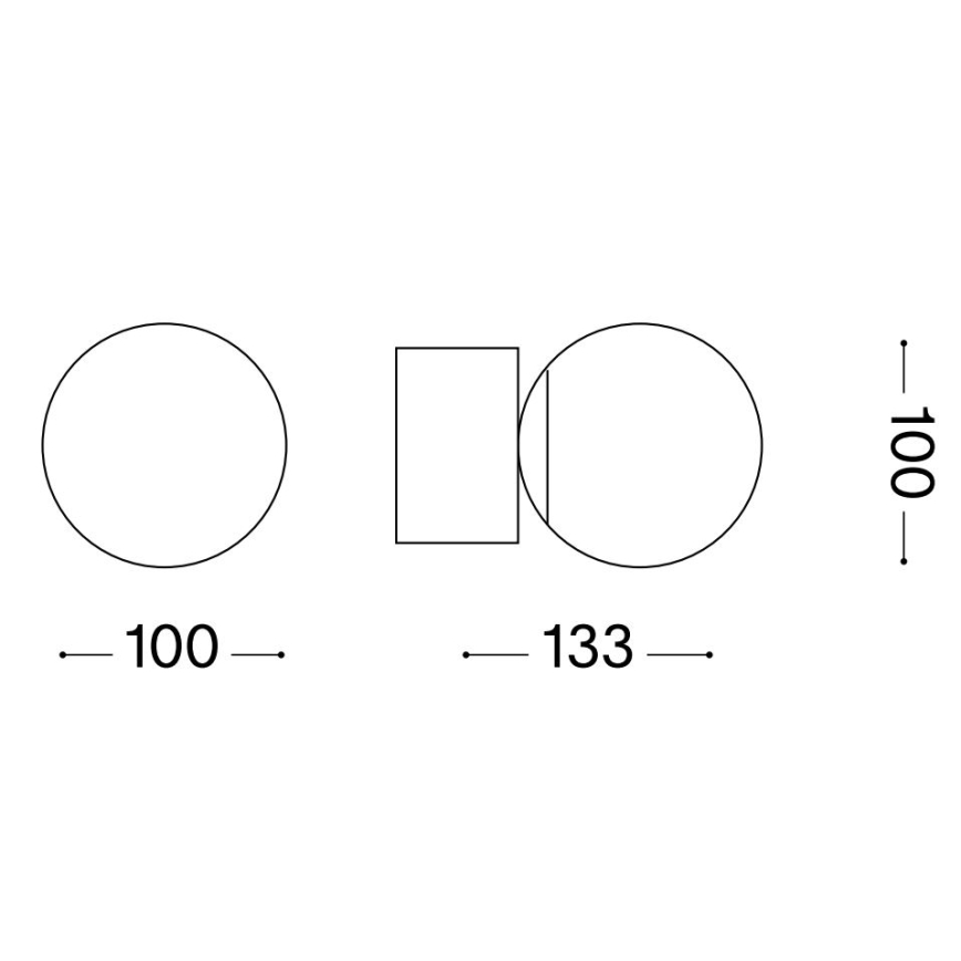 Ideal Lux - LED Επιτοίχιο φωτιστικό PERLAGE 1xG9/3W/230V μαύρο/καπνιστό μαύρο