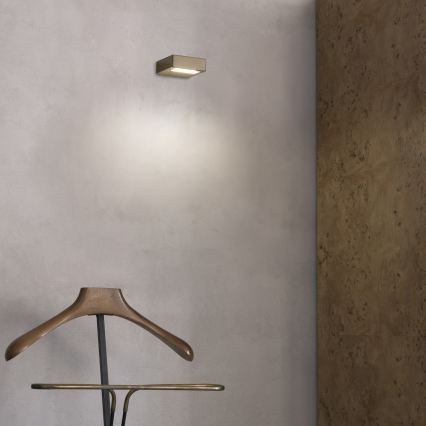 Ideal Lux - LED Επιτοίχιο φωτιστικό TAB LED/24W/230V CRI 90 ορείχαλκος