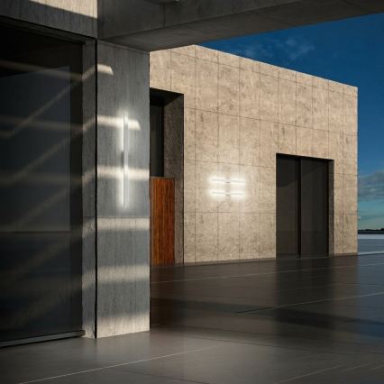 Ideal Lux - LED εξωτερικό επιτοίχιο φωτιστικό LINEA LED/23W/230V CRI 90 144 cm IP54 λευκό