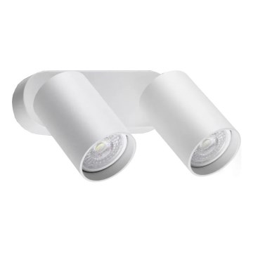 Ideal Lux - LED επίτοιχο σποτ DYNAMITE 2xGU10/7W/230V CRI 90 λευκό