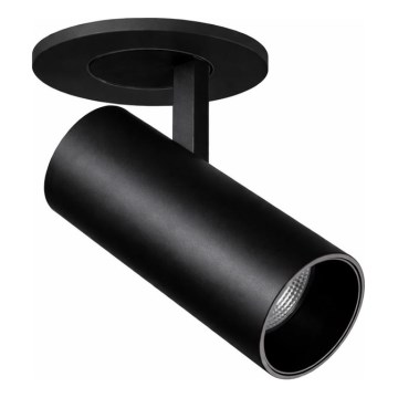 Ideal Lux - LED εντοιχιστό σποτ NOVA LED/6W/230V 3000K CRI 90 Ø 6,8 cm μαύρο