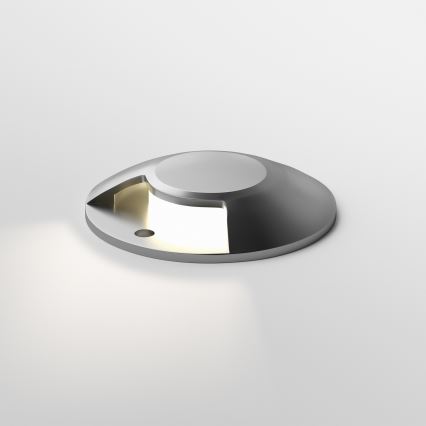 Ideal Lux - LED εντοιχισμένο φωτιστικό για διέλευση οχημάτων ROCKET LED/3W/230V CRI 90 IK08 IP67 ματ χρώμιο