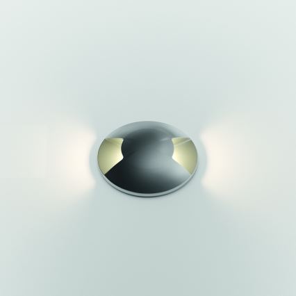Ideal Lux - LED φωτιστικό δαπέδου για διέλευση ROCKET LED/3W/230V CRI 90 IK08 IP67 ματ χρώμιο