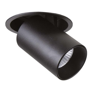 Ideal Lux - LED εντοιχισμένο σποτ οροφής NOVA LED/12W/230V 3000K CRI 90 διάμ. 10 cm μαύρο