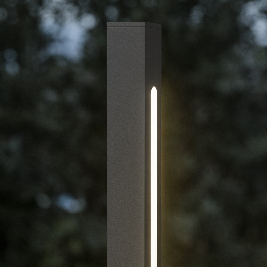 Ideal Lux - LED εξωτερικό φωτιστικό JEDI LED/7W/230V 40 cm CRI 90 IP65 ανθρακί