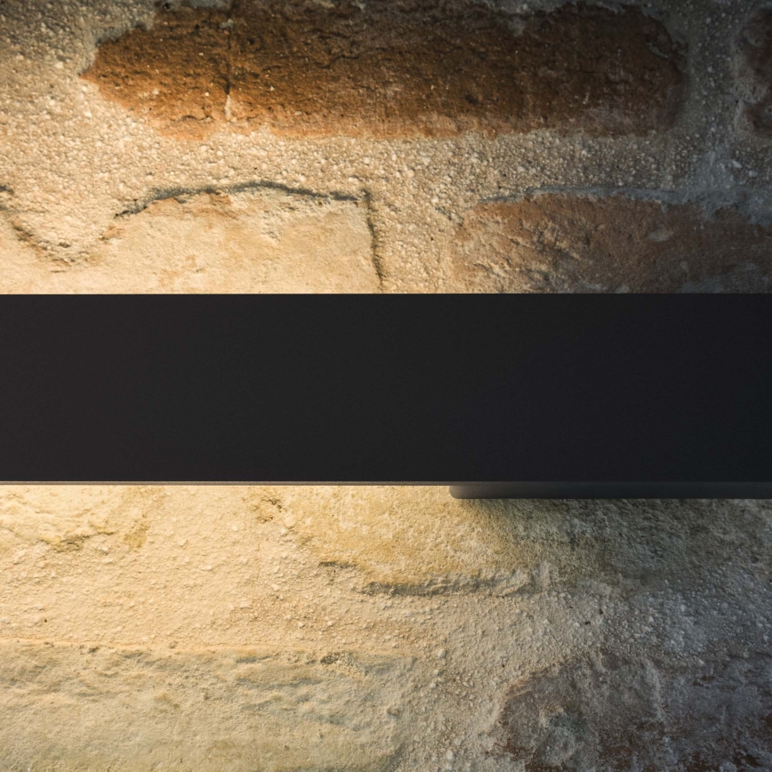 Ideal Lux - LED επιτοίχιο φωτιστικό εξωτερικού χώρου LINEA LED/20W/230V CRI 90 104 cm IP54 μαύρο