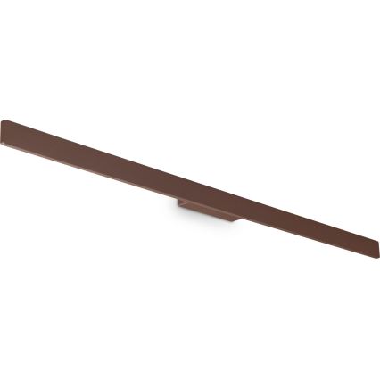 Ideal Lux - Επιτοίχιο φωτιστικό εξωτερικού χώρου LED LINEA LED/23W/230V CRI 90 144 cm IP54 καφέ