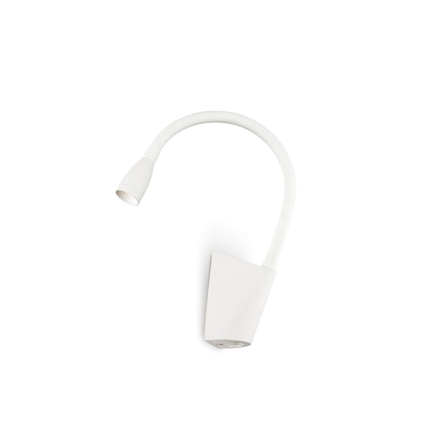 Ideal Lux - LED Εύκαμπτο μικρό φωτιστικό GOOSE LED/3W/230V CRI 90 λευκό