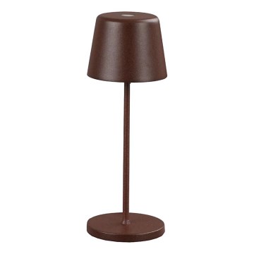 Ideal Lux - LED Επιτραπέζιο εξωτερικό φωτιστικό αφής CUTE LED/2,5W/3,7V 3000 mAh USB 2200-2700K IP65 καφέ