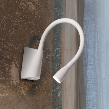 Ideal Lux - LED Εύκαμπτο μικρό φωτιστικό GOOSE LED/3W/230V CRI 90 λευκό