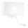 Ideal Lux - LED Εύκαμπτο φωτιστικό τοίχου HOTEL 1xE27/60W/230V + LED/1,5W λευκό