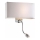Ideal Lux - LED Εύκαμπτο φωτιστικό τοίχου HOTEL 1xE27/60W + LED/1,5W/230V
