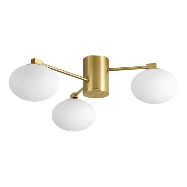 Ideal Lux - LED Πλαφονιέρα οροφής HERMES 3xG9/3W/230V διάμετρος 60 cm χρυσό