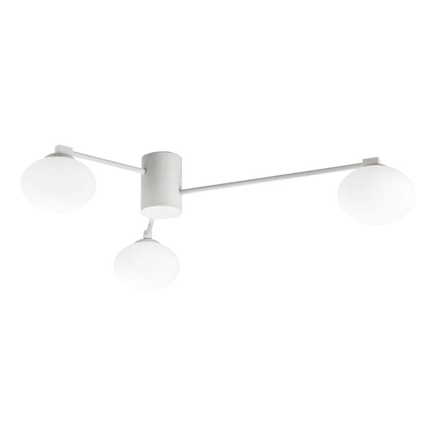 Ideal Lux - LED Πλαφονιέρα οροφής HERMES 3xG9/3W/230V διάμετρος 90 cm λευκό