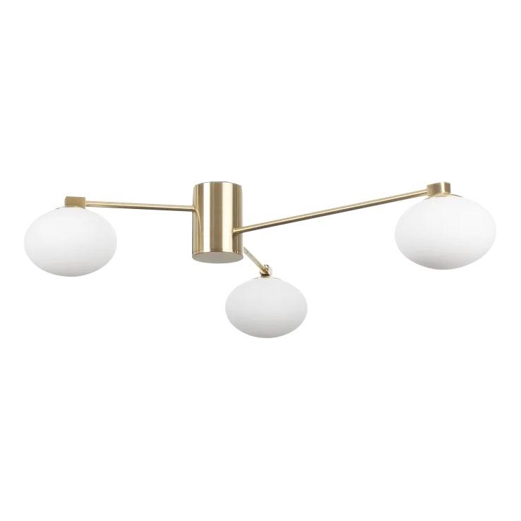 Ideal Lux - LED Πλαφονιέρα οροφής HERMES 3xG9/3W/230V διάμετρος 90 cm χρυσό