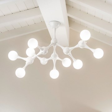 Ideal Lux - LED Πλαφονιέρα οροφής NODINO 9xG9/3W/230V λευκό