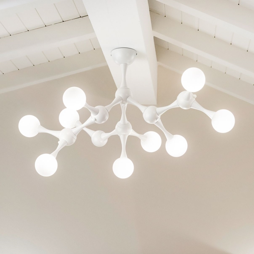 Ideal Lux - LED Πλαφονιέρα οροφής NODINO 9xG9/3W/230V λευκό