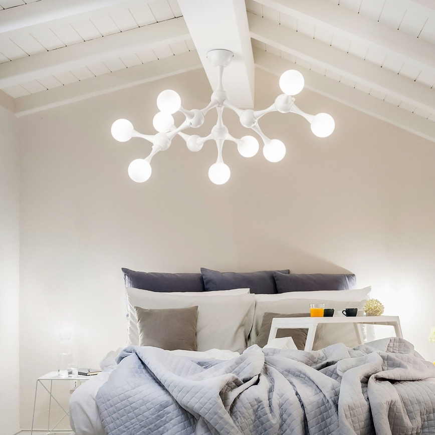 Ideal Lux - LED Πλαφονιέρα οροφής NODINO 9xG9/3W/230V λευκό