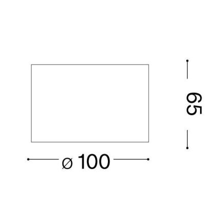 Ideal Lux - LED Σποτ SPIKE 1xGX53/9W/230V λευκό