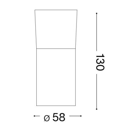 Ideal Lux - LED Σποτ TOBY 1xGU10/7W/230V CRI 90 λευκό